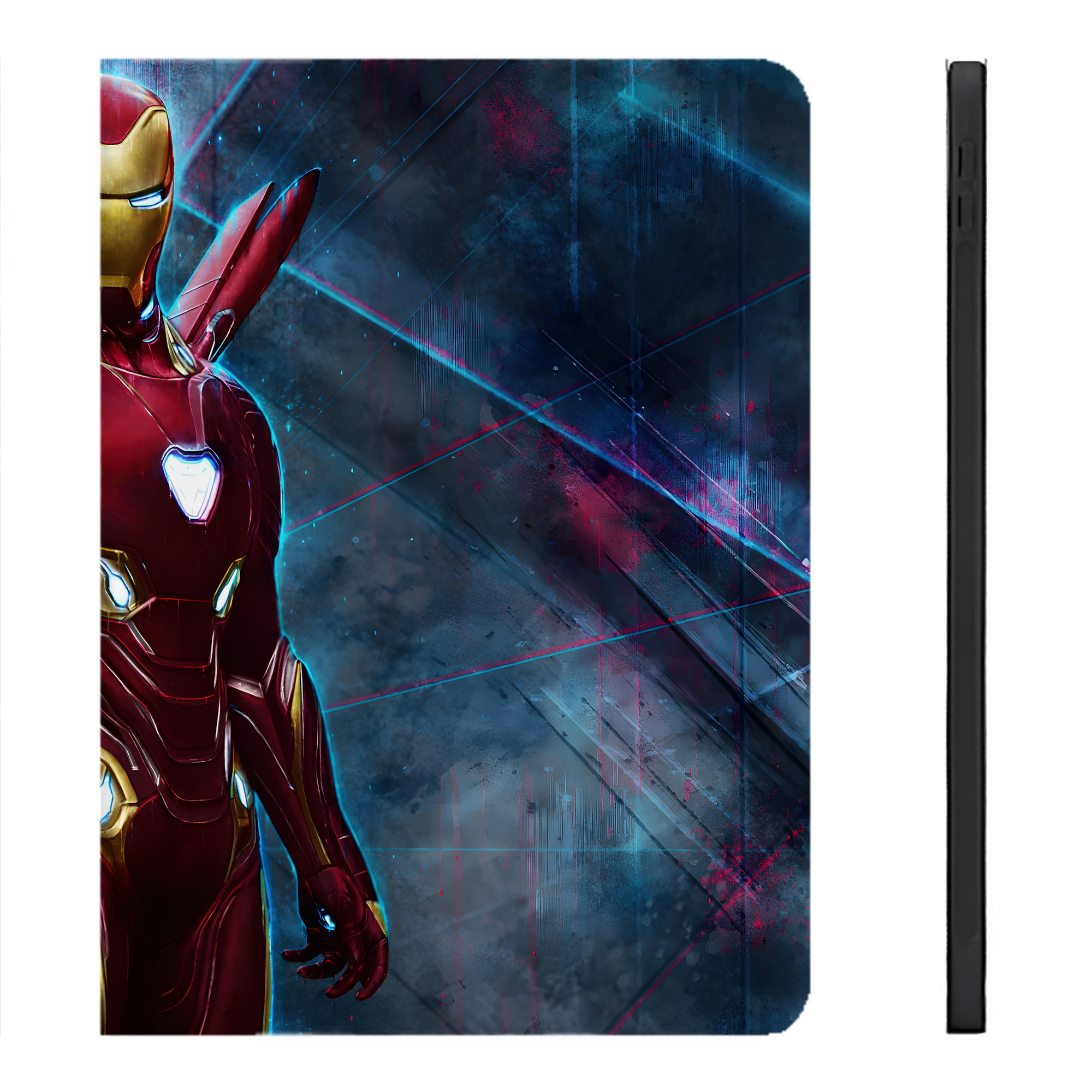 （画像用） アベンジャーズ The Avengers IPadケース ペンホルダー付き ブックスタイルデザイン